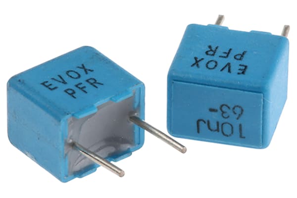 Product image for Radial polyprop cap,10nF 63V 5mm