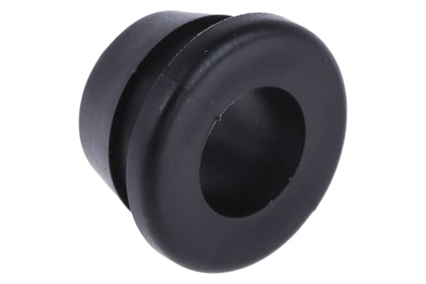 Product image for Black easy fit rubber grommet,12mm hole