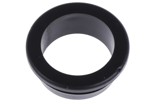 Product image for Black easy fit rubber grommet,22mm hole