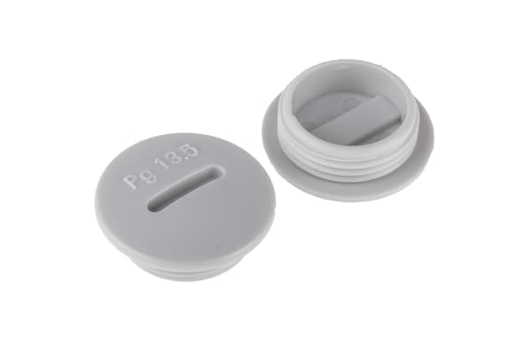 Product image for Plastic cable gland blanking plug,PG13.5