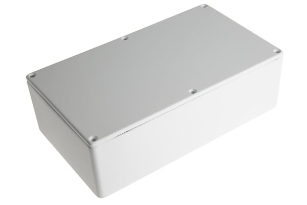 Product image for ENCLOSURE, ALUMINIUM, WHITE,191X111X61MM