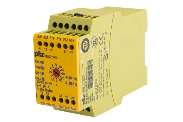 Product image for Pilz 24 V dc Safety Relay -  Dual Channel With 2 Safety Contacts PNOZ X Range Compatible With Safety Switch/Interlock