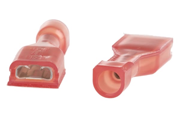 Product image for RECEPTACLE TERMINAL, ULTRA-FAST 187, RED