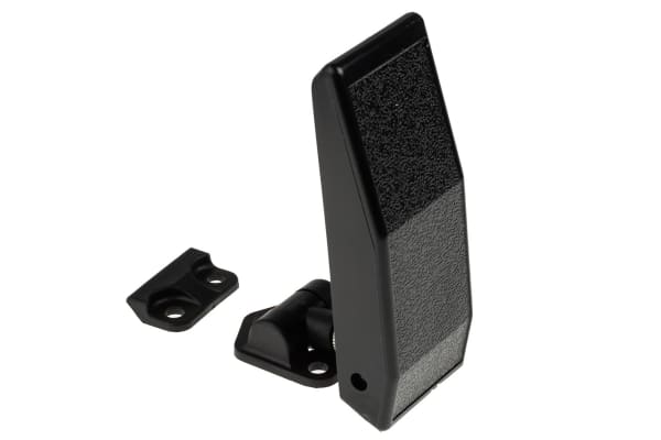 Product image for Acetal, Fibreglass Reinforced Nylon Black Toggle Latch, 350lbf Op.Tension, 95 x 37 x 17mm