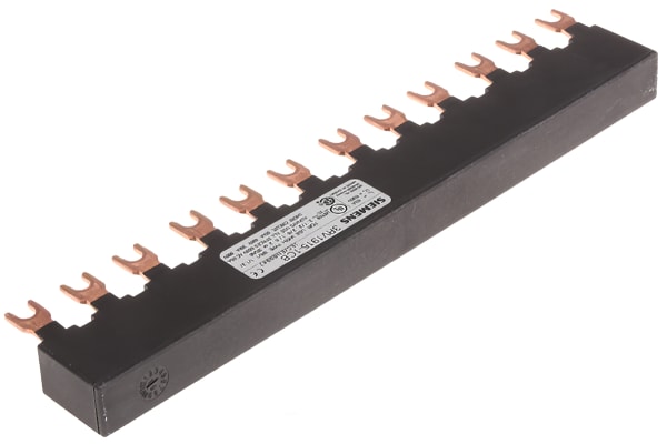 Product image for 4 WAY THREE PHASE BUSBAR,45MM PITCH