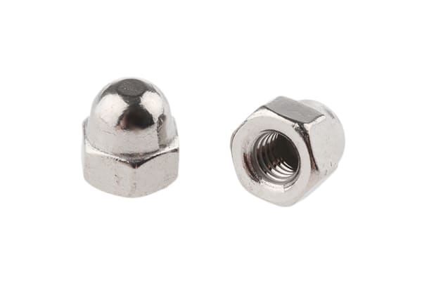 Product image for A2 stainless steel dome nut,M3