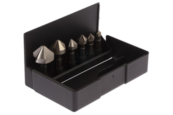 Product image for 1/4in 6pcs hexagon drive countersink set