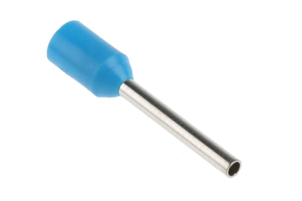 Product image for Blue insul bootlace ferrule,12mm pin