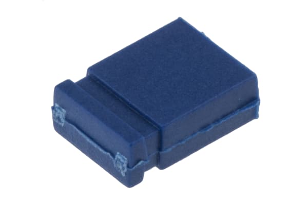 Product image for Blue 2 way closed shorting link,2.54mm