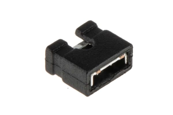 Product image for Black 2 way open shorting link,2.54mm