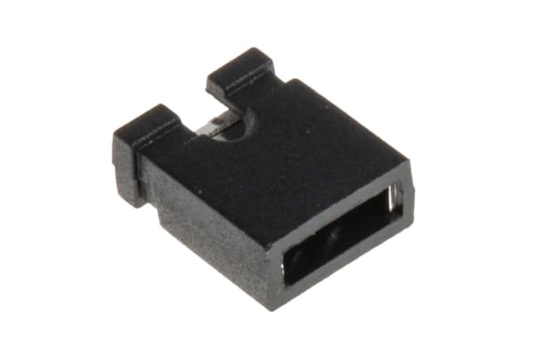 Product image for Black 2 way open shorting link,2.54mm