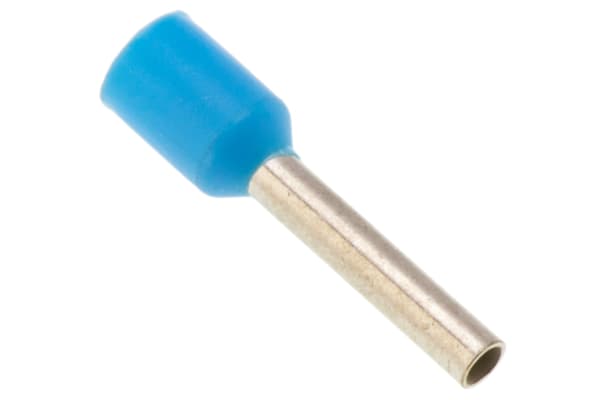 Product image for CABLE BOOTLACE FERRULE, BLUE, 0.75MM?