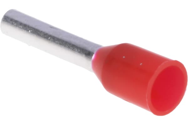 Product image for CABLE BOOTLACE FERRULE, RED, 1MM?