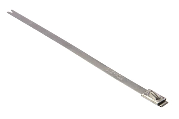 Product image for Self locking s/steel cable tie,4.6x127mm