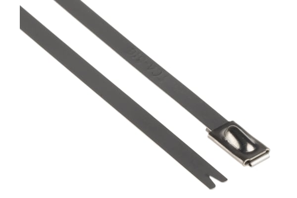 Product image for Self locking s/steel cable tie,4.6x362mm