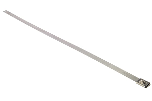 Product image for Self locking s/steel cable tie,7.9x362mm