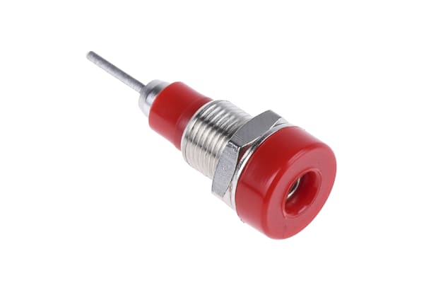 Product image for Silver plated red lantern socket,2mm