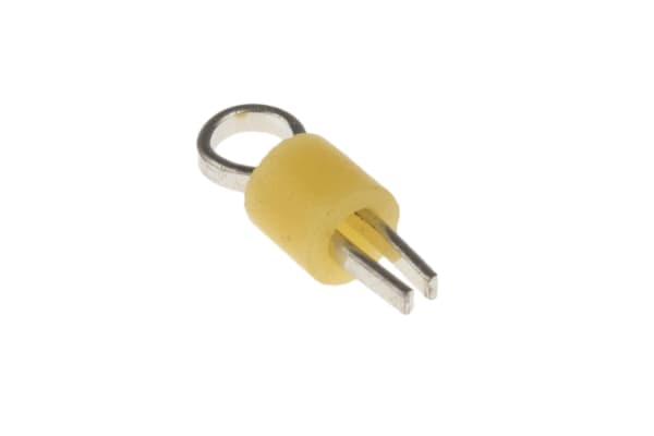 Product image for Yellow standard PCB test terminal,1.32mm