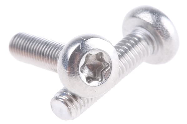 Product image for A2 s/steel 6 lobe pan head screw,M3x12mm