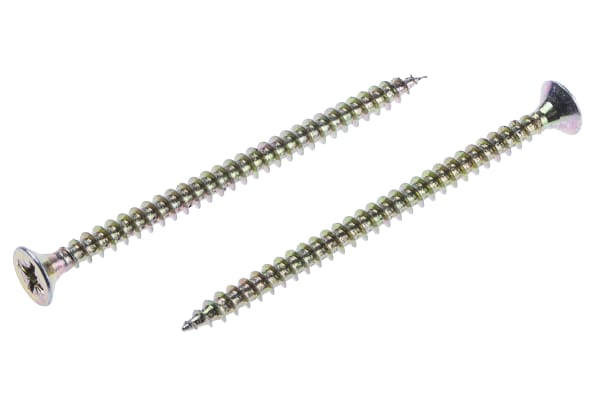 Product image for Cross csk head chipboard screw,4.5x70mm