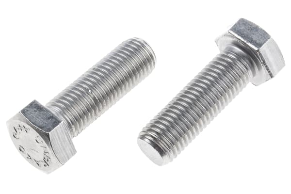 Product image for A4 s/steel hexagon set screw,M16x50mm