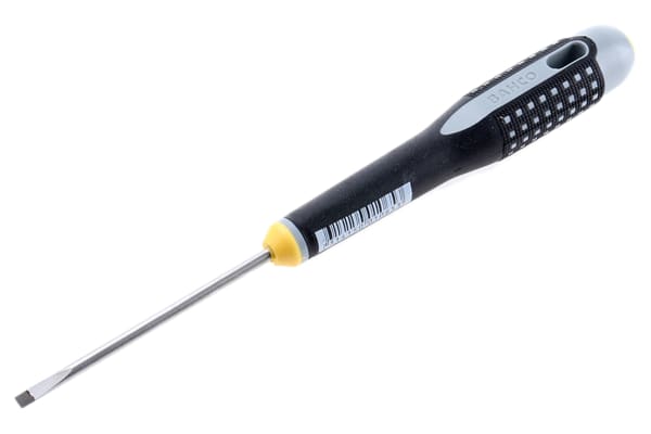 Product image for Slotted flared tip screwdriver,75x3.5mm