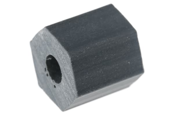 Product image for HEXAGON PLASTIC SPACER,9.5MM L X3.6MM ID