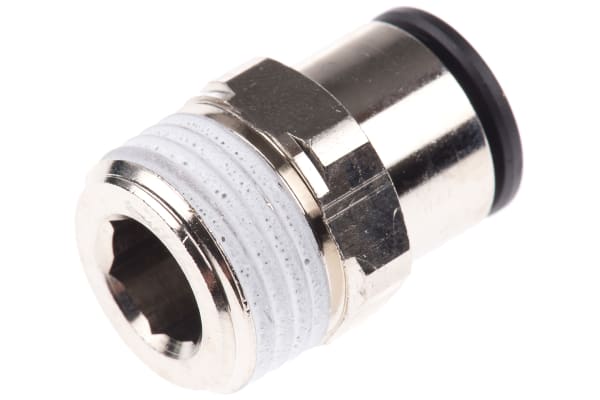 Product image for Male taper straight adaptor,R1/2x12mm