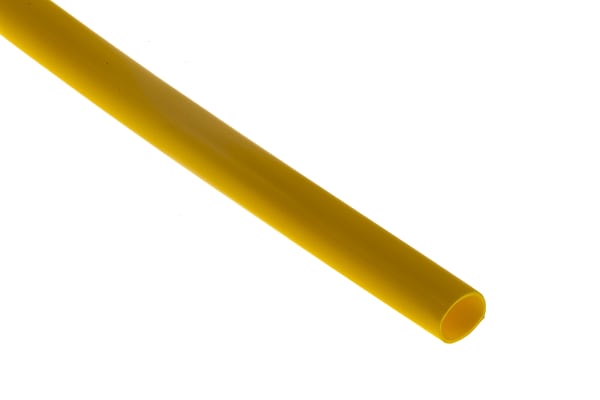 Product image for Yellow flame retardant tube,6.4mm bore