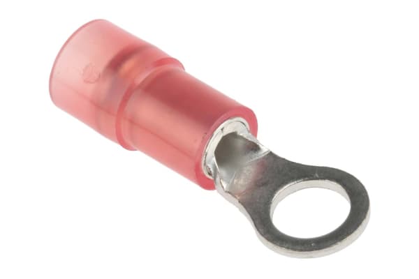 Product image for Red M4 insul ring terminal,0.5-1.5sq.mm