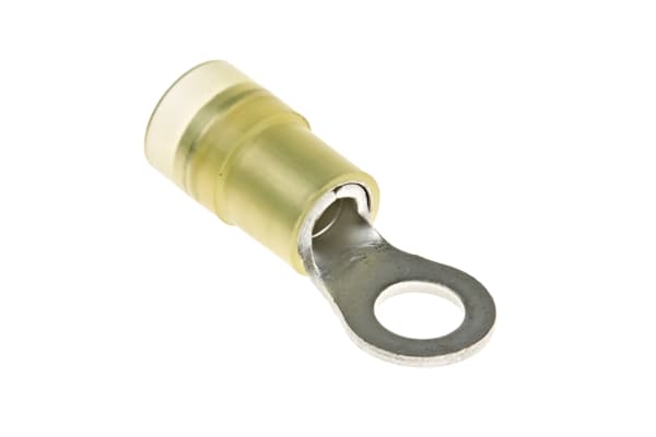 Product image for Yel M5 insul ring terminal,2.7-6.6sq.mm