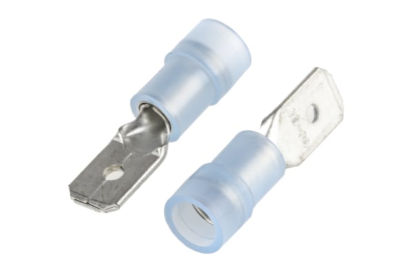 Product image for Blue insul male receptacle,6.3Wx0.8Lmm