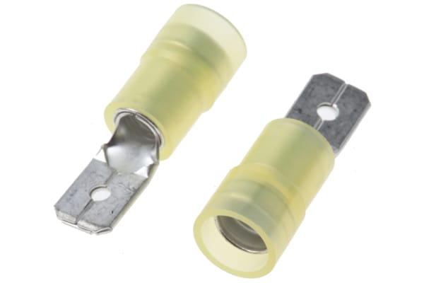 Product image for Yel insul male receptacle,2.7-6.6sq.mm