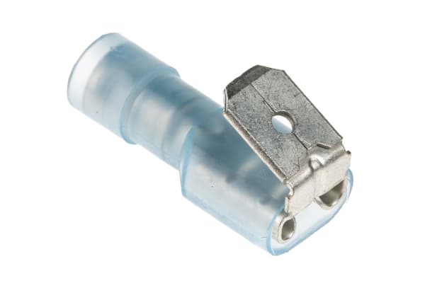 Product image for Blue shrouded piggyback,1-2.6sq.mm wire