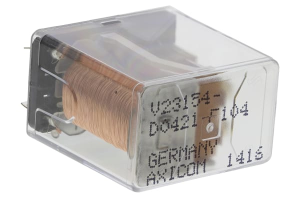 Product image for DPDT heavy duty cradle relay,24Vdc