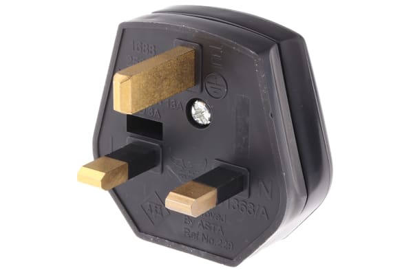 Product image for IS401 MAINS PLUG BL 13AMP