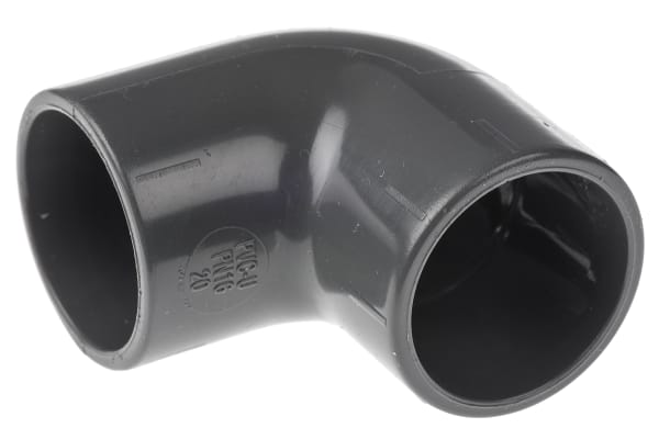 Product image for GEORGE FISCHER 90DEG PVC-U ELBOW,20MM