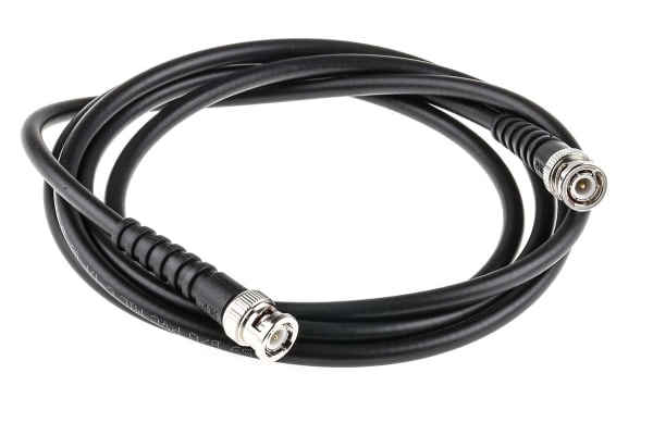 Product image for BNC straight plug-plug RG59coax cable,2m