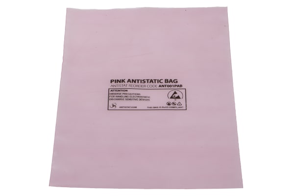 Product image for Antistatic pink bag,152x229mm