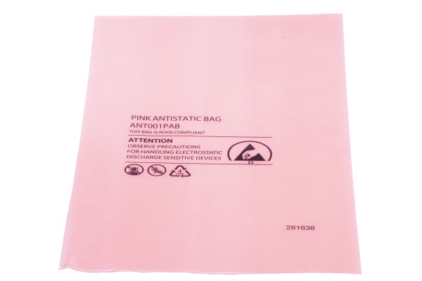 Product image for Antistatic pink bag,205x255mm