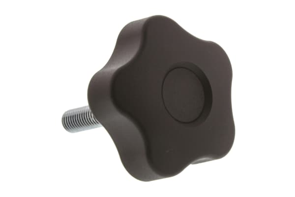 Product image for THERMOPLASTIC MALE KNOB,50MM DIA,M8