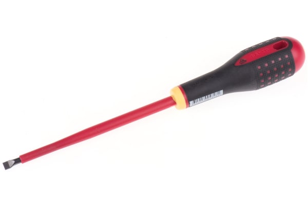 Product image for Slotted ergonomic screwdriver,150x6.5mm