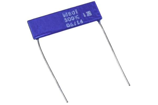 Product image for HB01 high ohmic cermet resistor,500K 1W