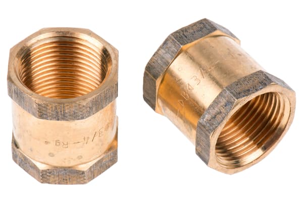 Product image for Bronze equal socket,3/4in BSPP F-F