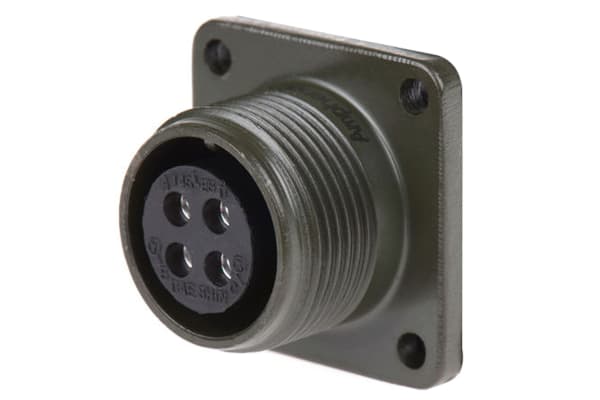Product image for Amphenol MS Series 4 way chassis socket
