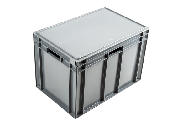 Product image for EURO STANDARD CONTAINER W/LID,75 LITRE