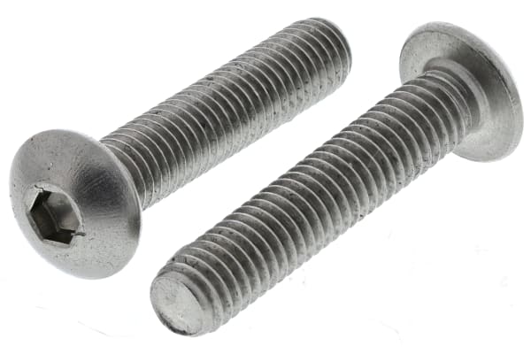 Product image for A4 S/STEEL SKT BUTTON HEAD SCREW,M5X25MM