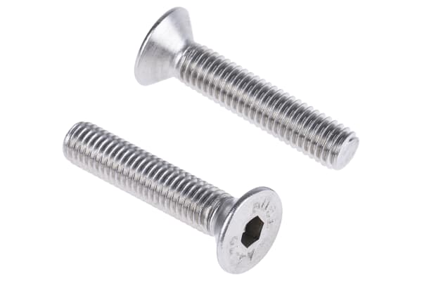 Product image for A4s/steel hex skt csk head screw,M8x40mm