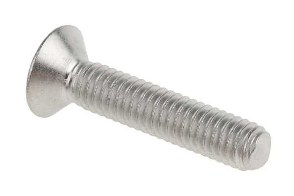 Product image for A4s/steel hex skt csk head screw,M4x20mm