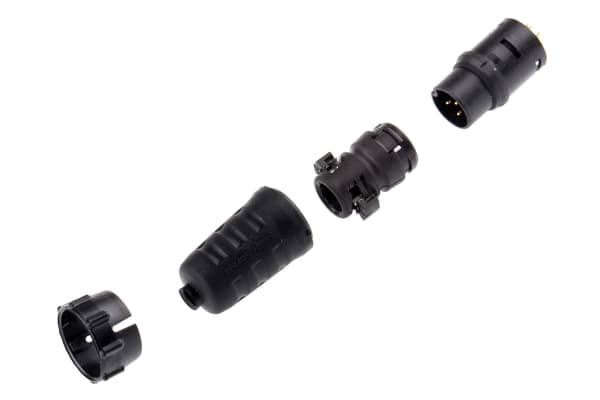 Product image for IP68 6 WAY CABLE MOUNT PLUG,7.5A 240VAC